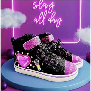 New! Size: 2 Girl | Nickelodeon That Girl Lay Lay Hi-Top Sneaker w/Adj Strap